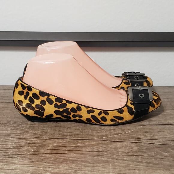 Via Spiga Women's Ballet Flats Shoes Size 6.5 Leopard Print Medium - Picture 3 of 8